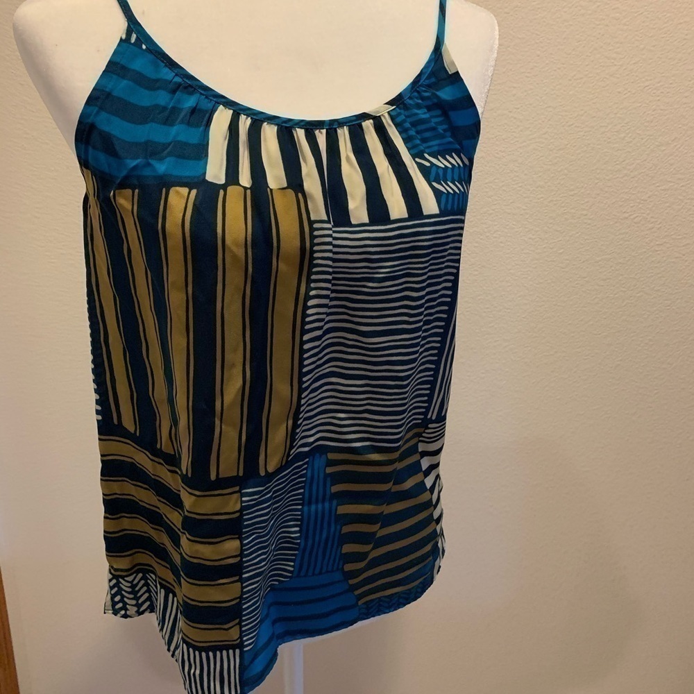 Ann Taylor for Loft Geometric Poly Tank. NWOT XS.